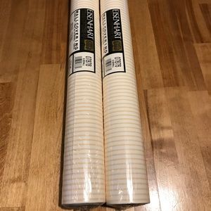 Eisenhart Yellow/Cream Striped Wallpaper - one roll